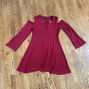 Burgundy Dress